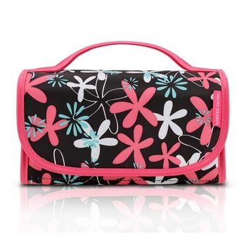 Necessaire Jacki Design Rocambole Estampada Abc17202-Pk-F Pink/Floral T Un