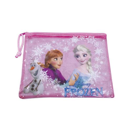 Necessaire Rosa Anna, Elsa & Olaf Frozen 17x21cm - Disney