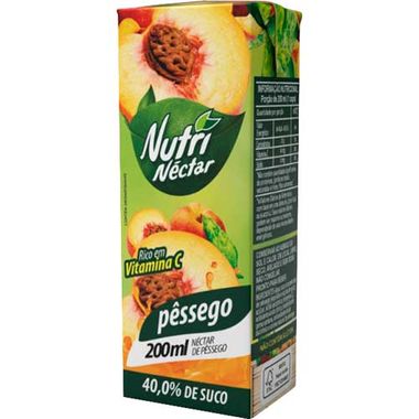 Néctar de Pêssego Nutri Néctar 200ml