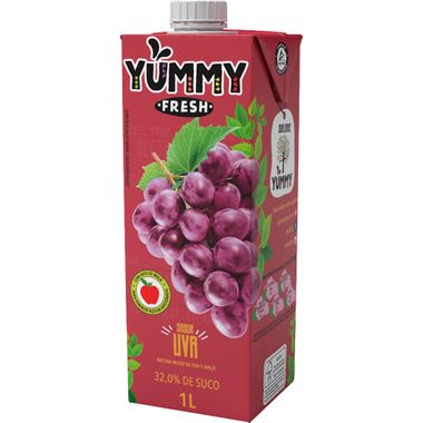 Néctar de Uva e Maçã Yummy Fresh 1L
