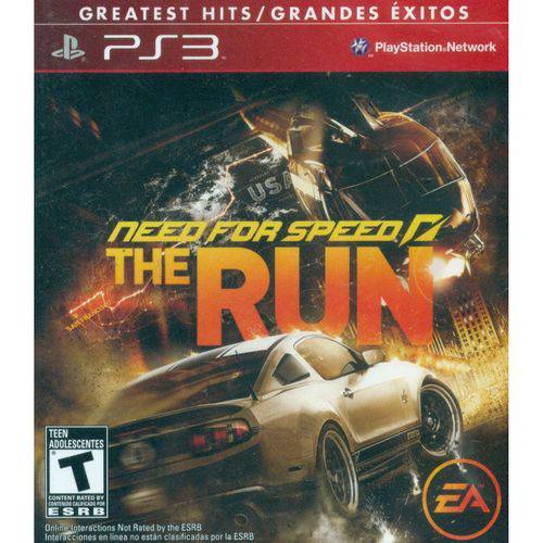 Need For Speed The Run Greatest Hits - Ps3