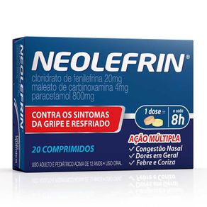 Neolefrin 20 Comprimidos Neo Quimica