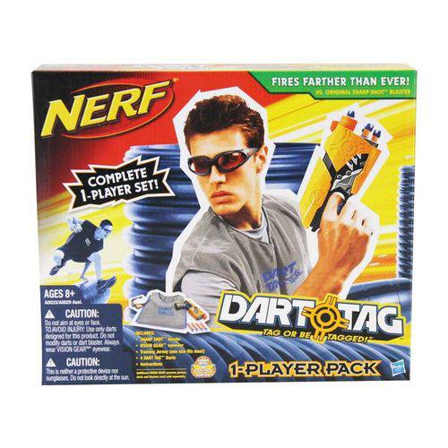 Nerf Dart Tag Kit Completo para 1 Jogador Colete Cinza - Hasbro