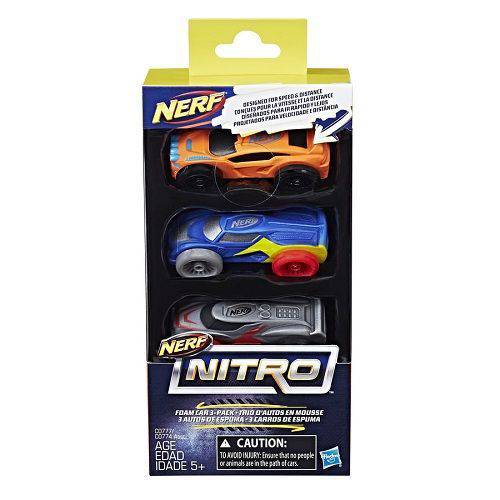 Nerf Refil Carros Nitro C3 Hasbro C0774/C0777 12491