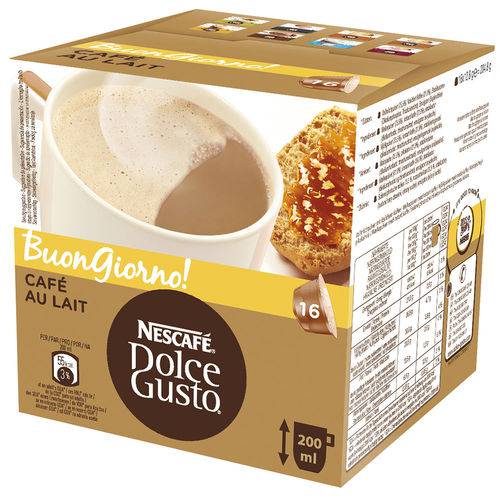 Nescafé Dolce Gusto, Café Au Lait, 128 G - Nestlé