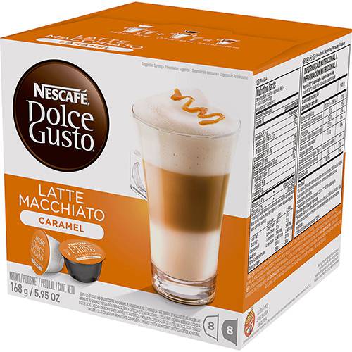 Nescafé Dolce Gusto Caramel Latte Macchiato 16 Cápsulas - Nestlé