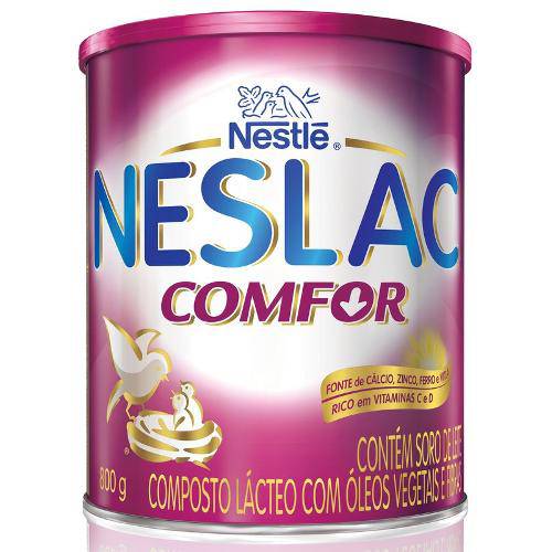 Neslac Comfor Composto Lácteo Infantil Nestlé Lata 800g