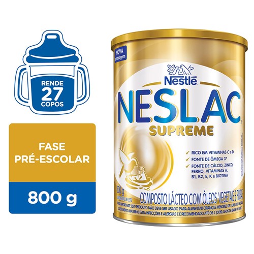 Neslac Supreme Composto Lácteo 800g