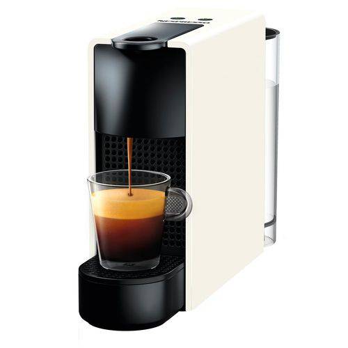 Nespresso Essenza Mini Branca-Espressos e Lungos, Compacta, Desligamento Automático, Kit Boas Vindas