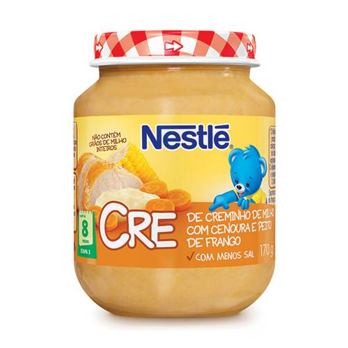 Nestle Baby Papinha Creme de Milho e Peito de Frango com 170 Gramas