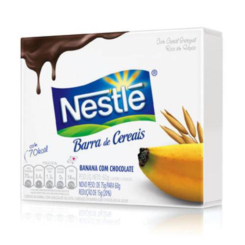 Nestlé Barra de Cereal Banana com Chocolate 3 Unidades