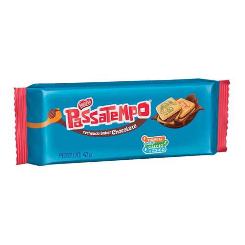 Nestlé Passatempo Biscoito Recheado Chocolate 40g