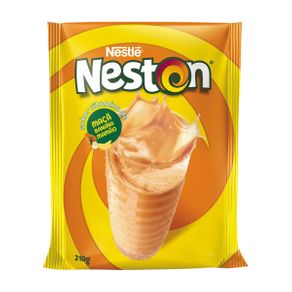 Neston Vitamina Sabor Maçã, Banana, Mamão e Cereal Nestlé Sachê 210g