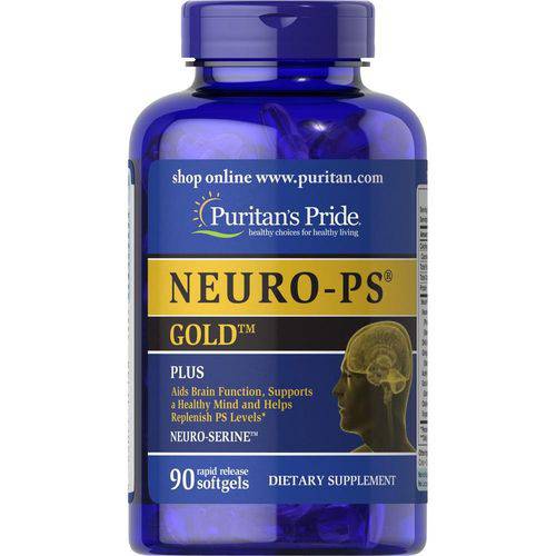 Neuro PS Gold Plus Fosfatidilserina 90 Caps Importado Usa