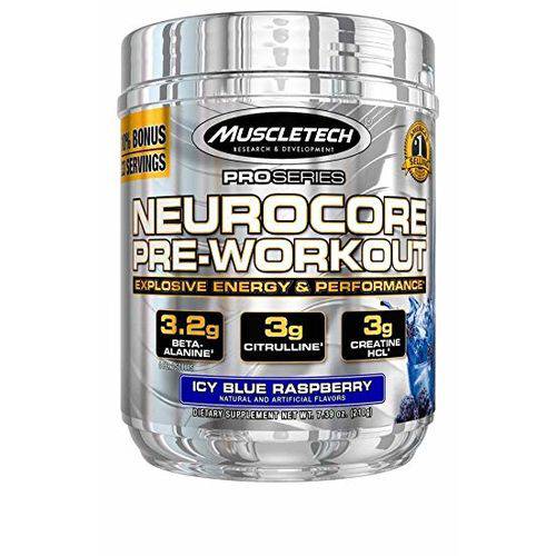 Neurocore Pre-workout 33 Doses 210g - Icy Blue Raspberry - Muscletech