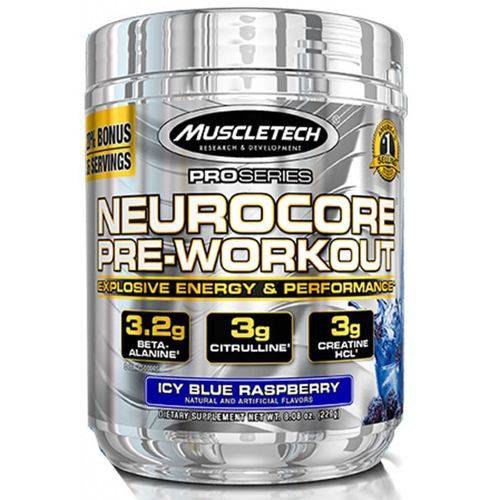 Neurocore Pre-workout 33 Doses 210g - Icy Blue Raspberry - Muscletech
