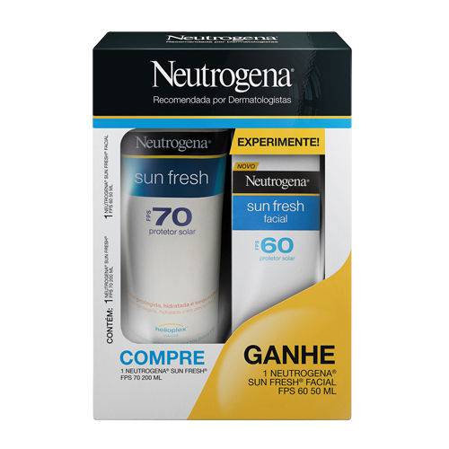 Neutrogena Sun Fresh Kit - Protetor Fps70 + Protetor Fps60