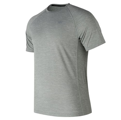 New Balance | Camiseta de Manga Curta Tenacity Masculino - Cinza - GG