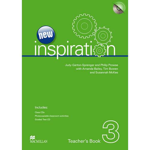 New Inspiration 3 - Teacher's Book With Test Cd & Class Audio Cd - Macmillan - Elt