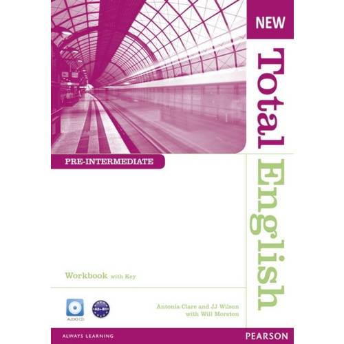 New Total English Pre Int Wb W/ Key Aud Cd Pack 1e