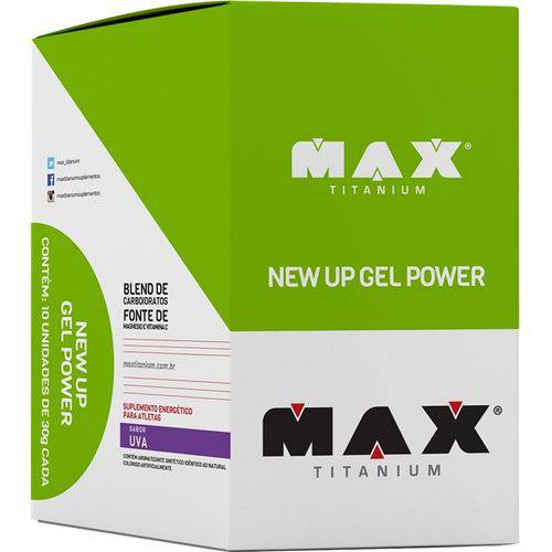 New UP Gel Power (10 Sachês) - Max Titanium