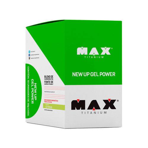 New Up Gel Power - 10 Sachês - Max Titanium