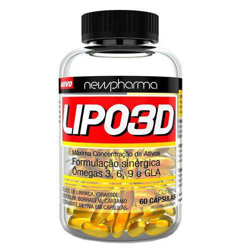 Newpharma Lipo 3d Nutrilatina - Suplemento Redutor de Peso 60 Cápsulas