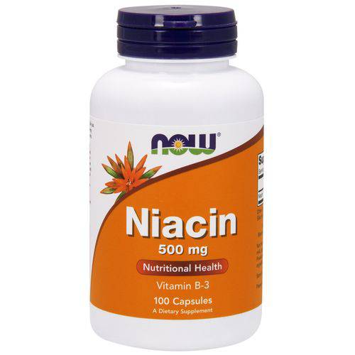 Niacina 500 Mg Now Foods 100 Cápsulas