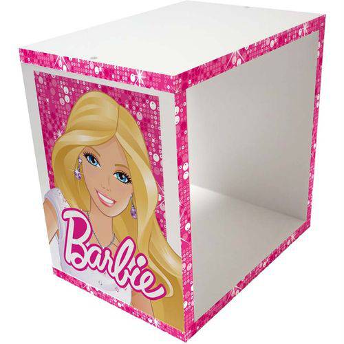 Nicho Kids Barbie 28cm X 28cm X 20cm Branco Prat-k