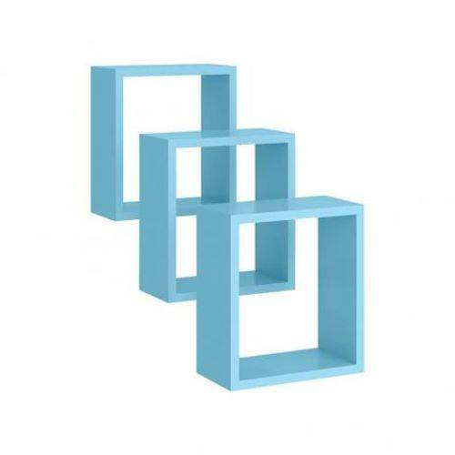 Nicho Quadrado Azul - Peternella Móveis