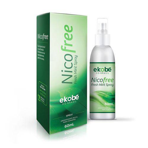 Nico Free Spray Aromatizante Bucal Fresh Mint P/Fumante 60mL