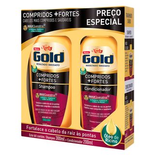 Niely Gold Compridos + Fortes Kit - Shampoo + Condicionador Kit