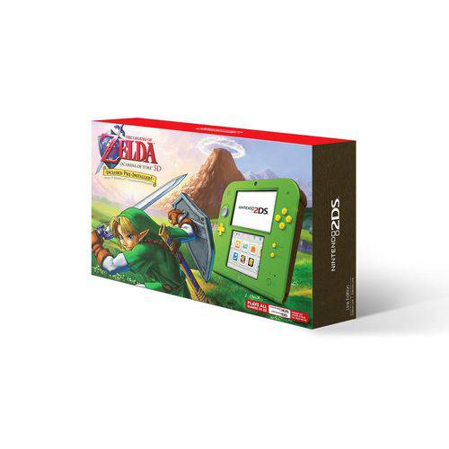 Nintendo 2Ds Verde + Jogo The Legend Of Zelda