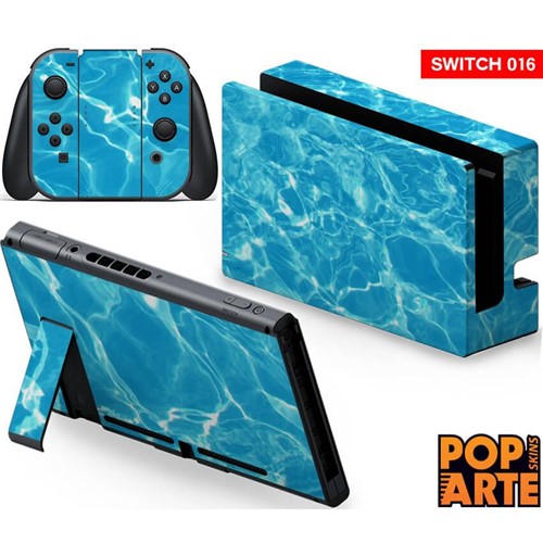 Nintendo Switch Skin - Aquático Água Adesivo Brilhoso