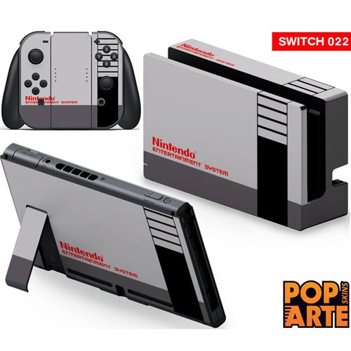 Nintendo Switch Skin - Nintendinho Nes Adesivo Brilhoso