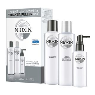 Nioxin Trial Kit Sistema 1 - Shampoo + Condicionador + Leave-in Kit