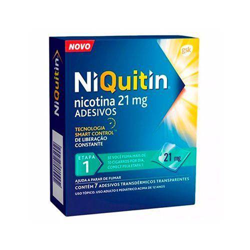 Niquitin Clear 21mg 7 Adesivos