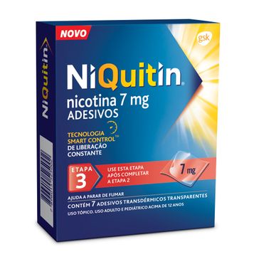 Niquitin DP 07mg 7 Adesivos