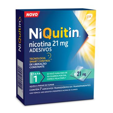 Niquitin DP 21mg 7 Adesivos