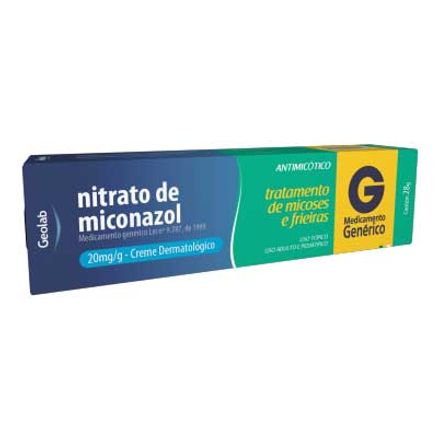 Nitrato de Miconazol 20mg/g Creme Dermatológico 28g Genérico Geolab