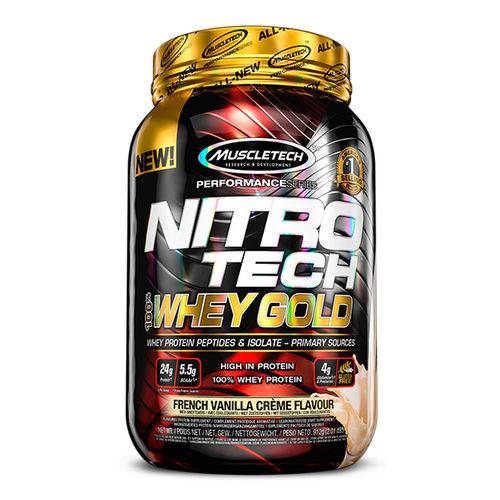 Nitro Tech 100% Whey Gold - 2,2 Lb - Muscletech