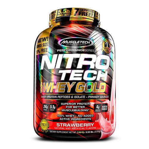 Nitro Tech 100% Whey Gold - 5,5 Lb - Muscletech