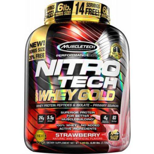 Nitro Tech 100% Whey Gold (2,72kg) - Muscle Tech