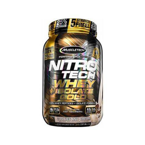 Nitro Tech Whey Gold Isolate Muscletech 907G Cookies