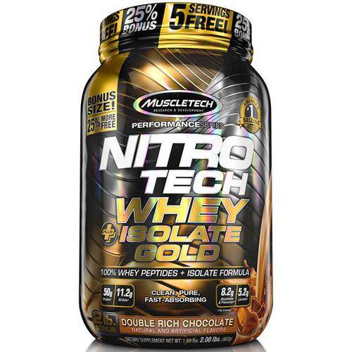 Nitro Tech Whey Isolate Gold 900g - Muscletech - Muscletech
