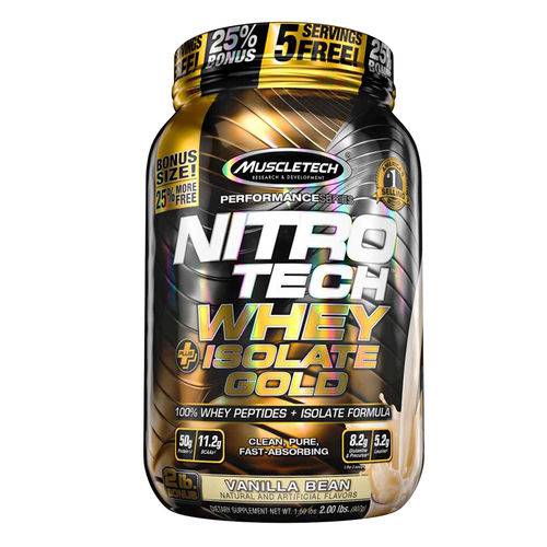 Nitro Tech Whey Isolate Gold (907g) - Muscletech