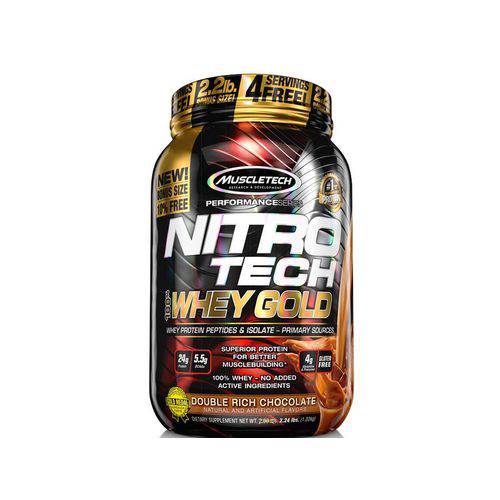Nitro Tech Whey Protein Gold Muscletech 1,02Kg Chocolate