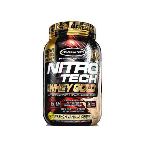 Nitro Tech Whey Protein Gold Muscletech 1,02Kg Vanilla