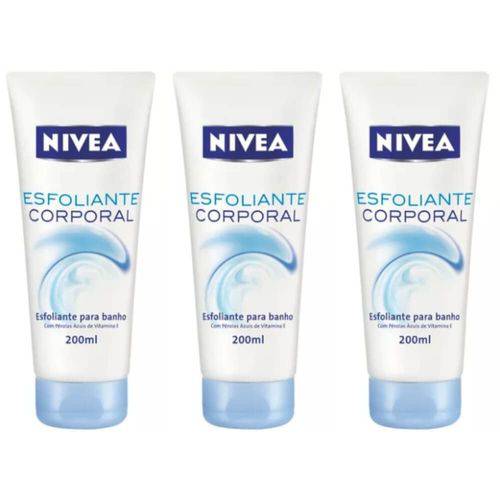 Nivea Bath Care Esfoliante Facial 200ml (kit C/03)