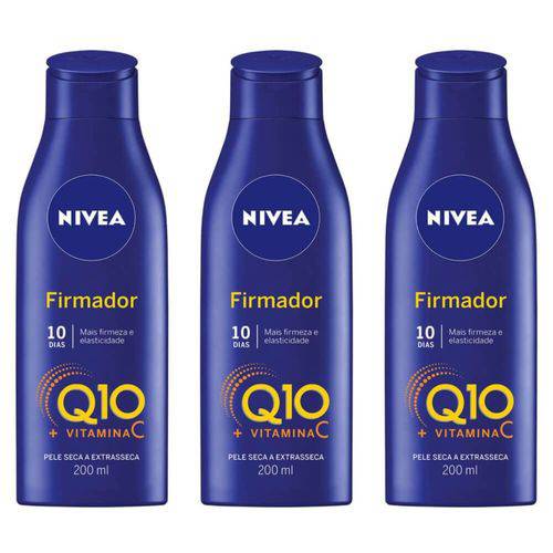 Nivea Body Q10 + Vitamina C Loção Hidratante Firmador 200ml (kit C/03)